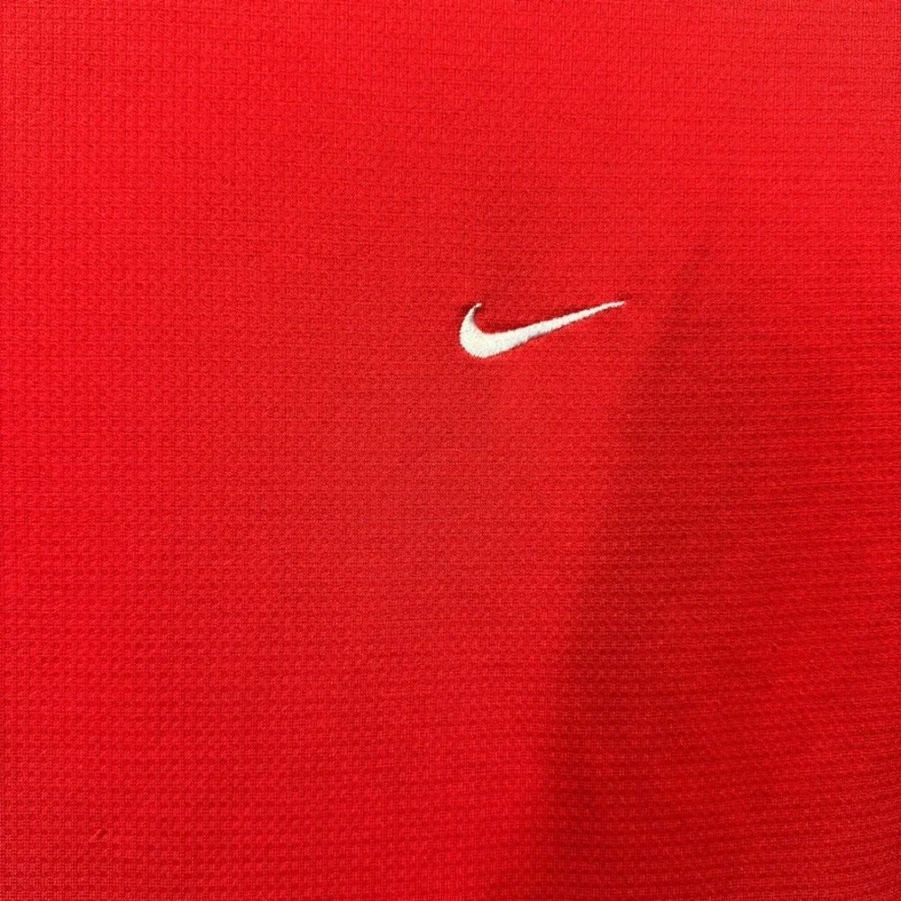 Nike Golf Sphere Dry Shirt Mens XXL Red Short Sleeve Textured Performance Tee